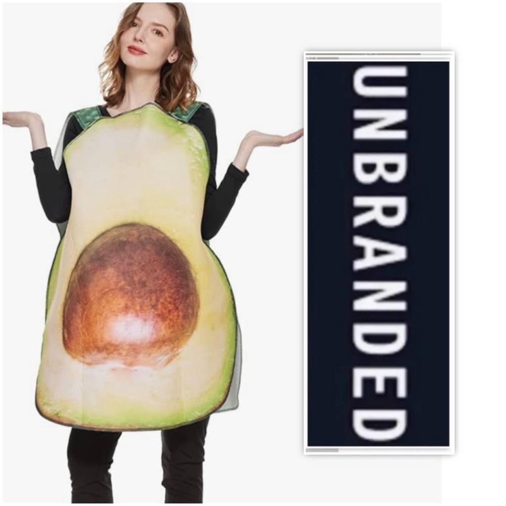 UNBRANDED Avocado Adult Costume